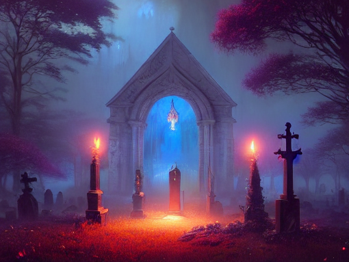 The graveyard of Sorrow's End.