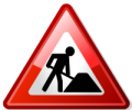 Thumbnail for File:Under construction icon-red.png
